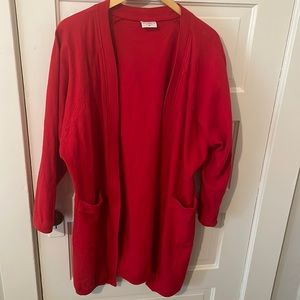 Vintage cotton oversized cardigan
